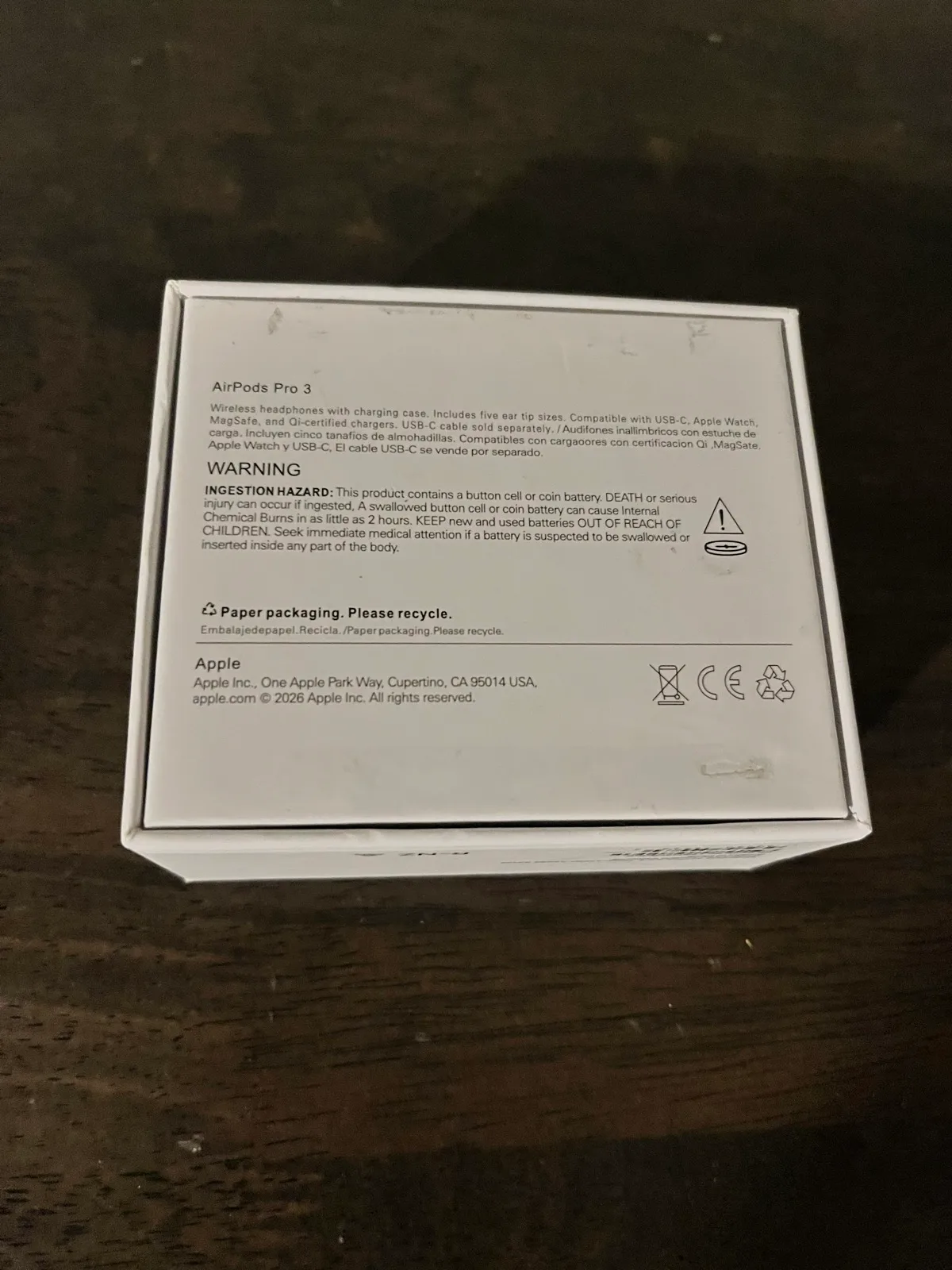 AirPod generation 3 pro. Brand new box has been opened and comes with recipes — photo 3
