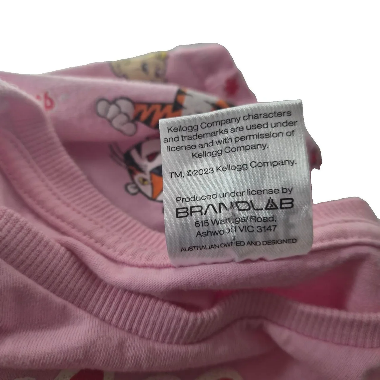 Kellogg's Pyjamas Pink Froot Loops  Toocan Sam Tony The Tiger Snap Cracle & Pop – photo 6