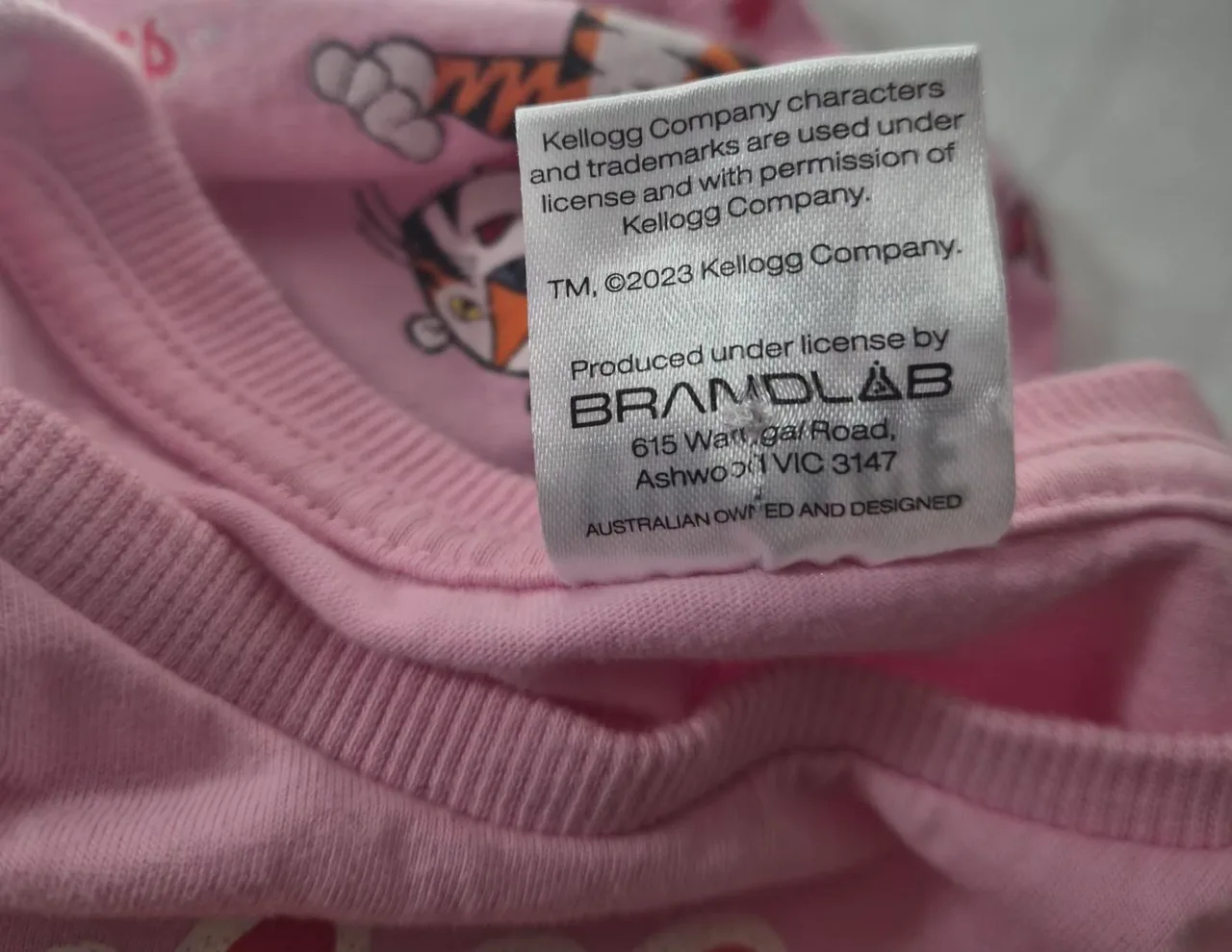 Kellogg's Pyjamas Pink Froot Loops  Toocan Sam Tony The Tiger Snap Cracle & Pop – photo 5