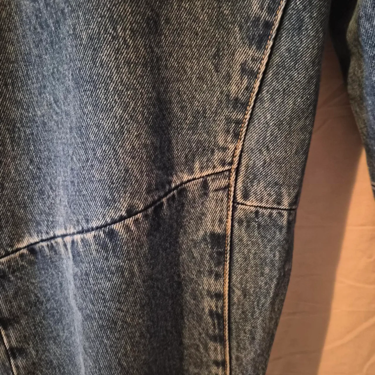 Rollas Mimi Jeans 27 9 High Waisted Tapered Barrel Leg Rigid Blue Button Fly Vtg – photo 5