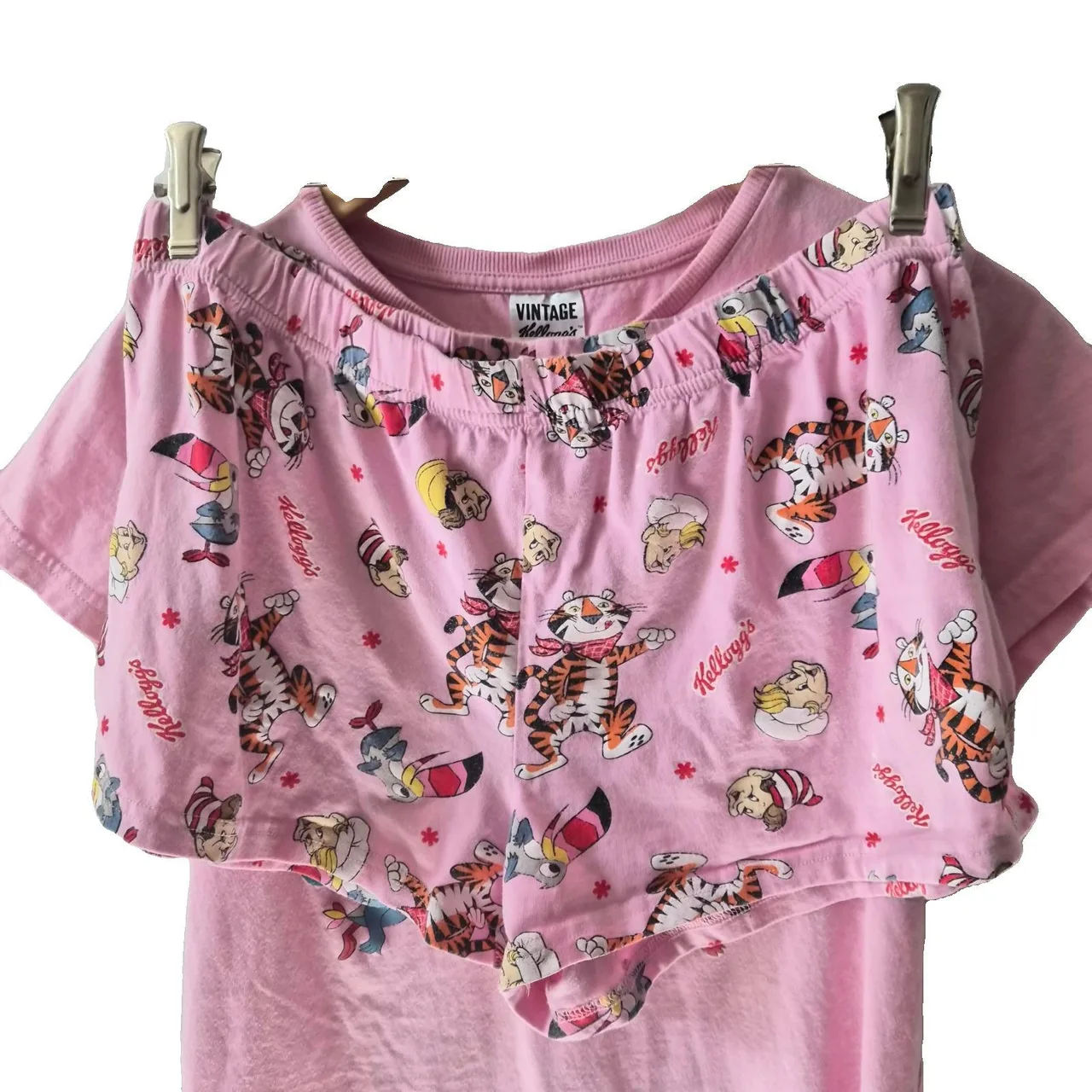 Kellogg's Pyjamas Pink Froot Loops  Toocan Sam Tony The Tiger Snap Cracle & Pop – photo 2