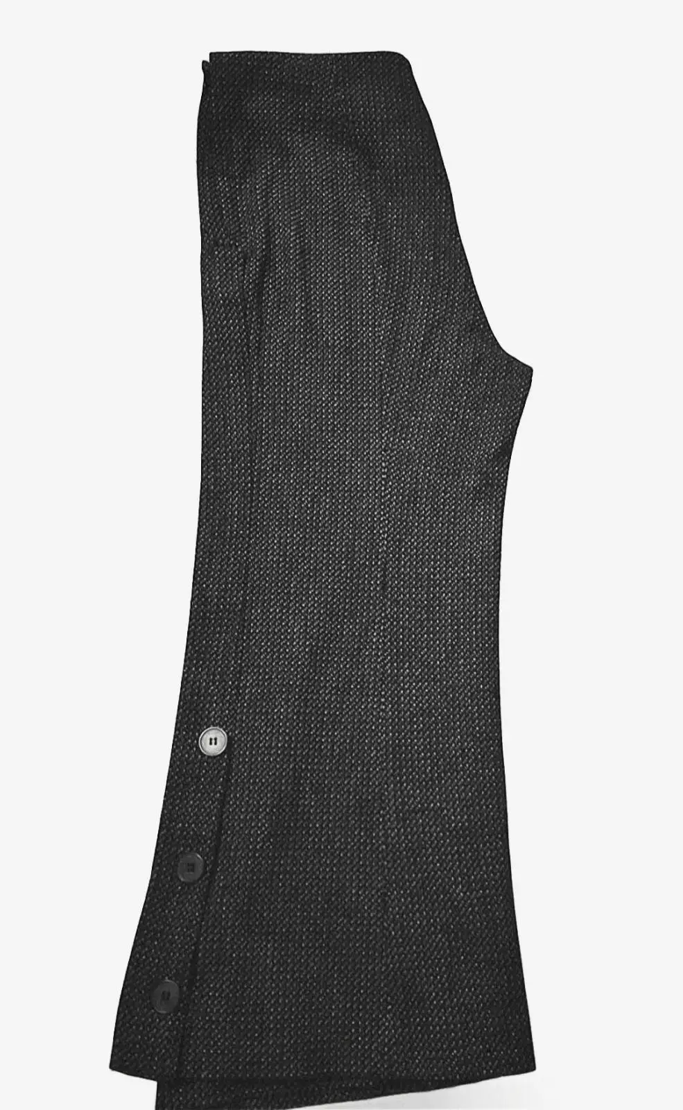 Veronika Maine Birdseye Knit Pants Womens 10 Cropped Flare Button Cuff Trousers – photo 8