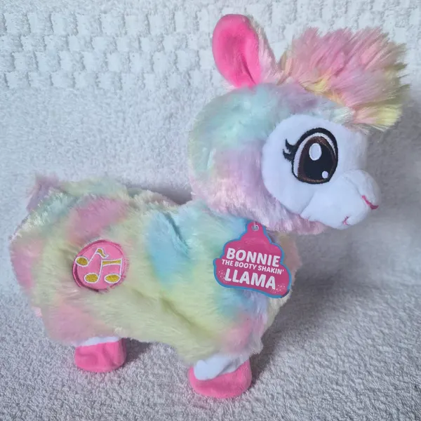 Zuru Pets Alive Bonnie The Booty Shakin Llama Rainbow Robotic Dance Plush Toy Wo
