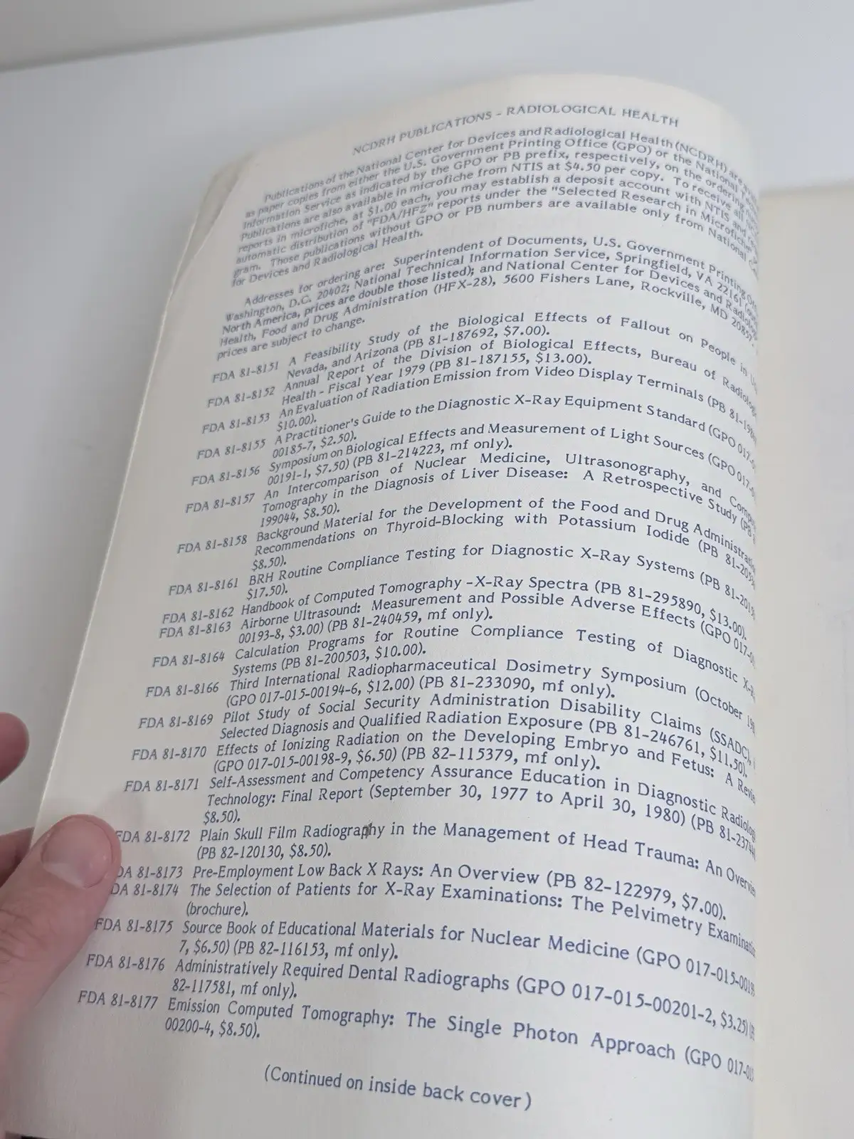 Bernard Shleien Preparedness & Response in Radiation Accidents PB 1983 HHS – photo 7