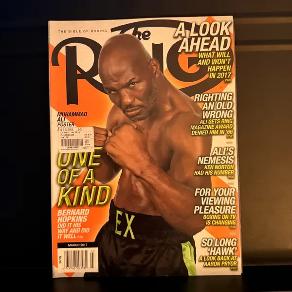 The Ring Boxing magazine Bernard Hopkins without centrefold March 2017