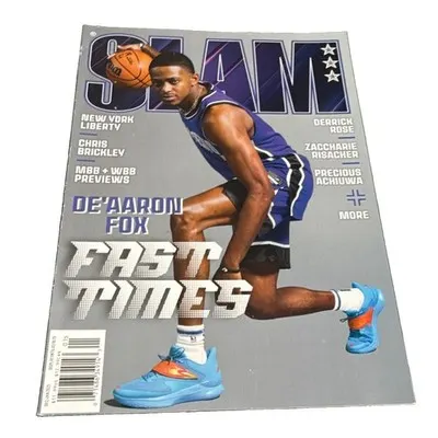 slam magazine october 2024 issue 249 basketball de'aaron fox cover