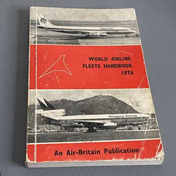 World Airline Fleets Handbook 1976 paperback