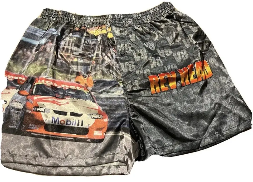 Rare satin boxer Shorts Holden ford V8 CLIPSAL 500 supercar L 95-100cm Adelaide – photo 5