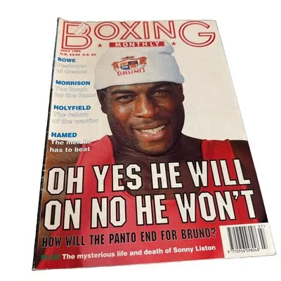 Boxing Monthly Frank Bruno July 1995 Holyfield Bowe