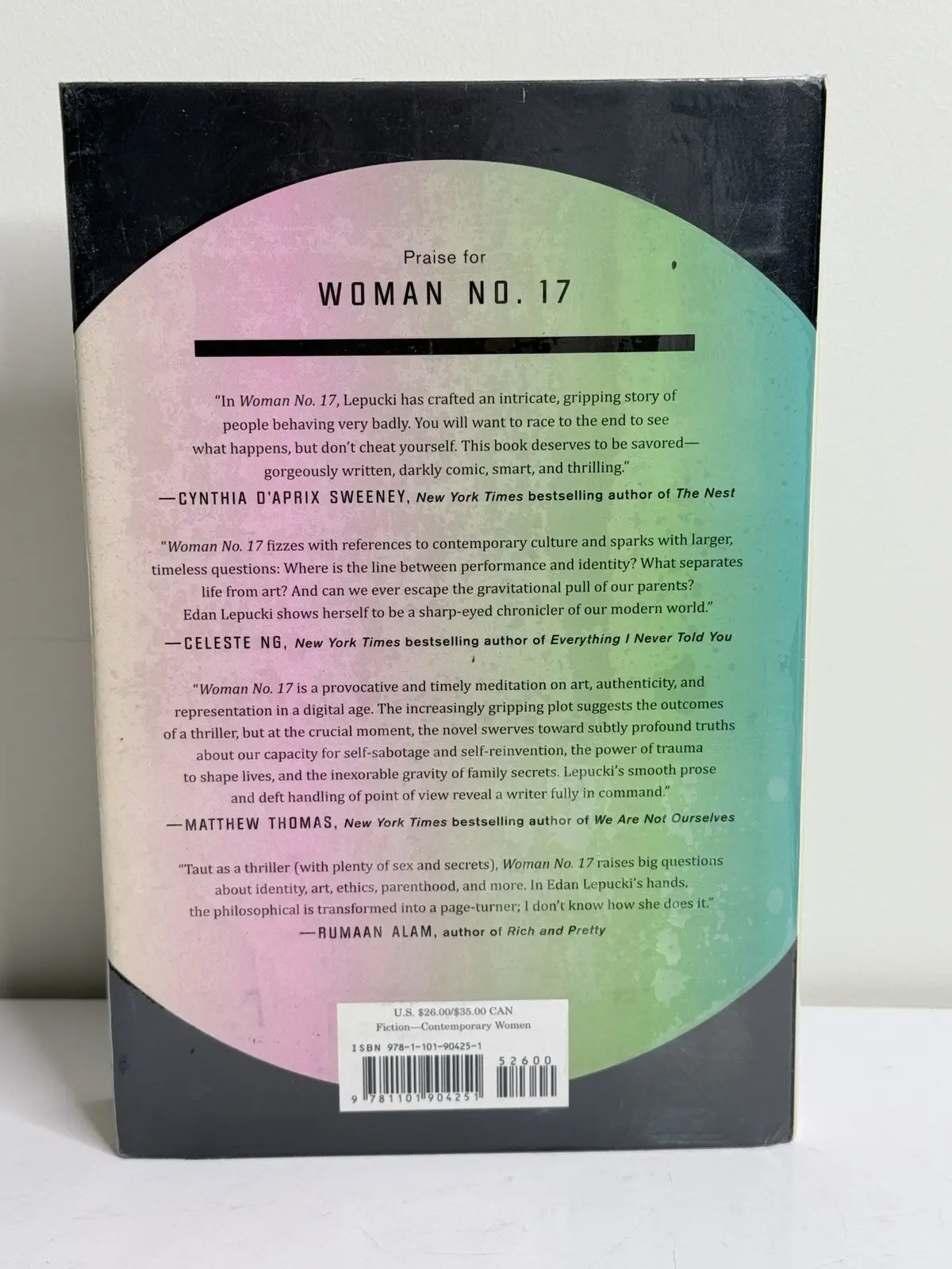 Woman No. 17 : A Novel by Edan Lepucki (2017, Hardcover) First Edition – photo 3