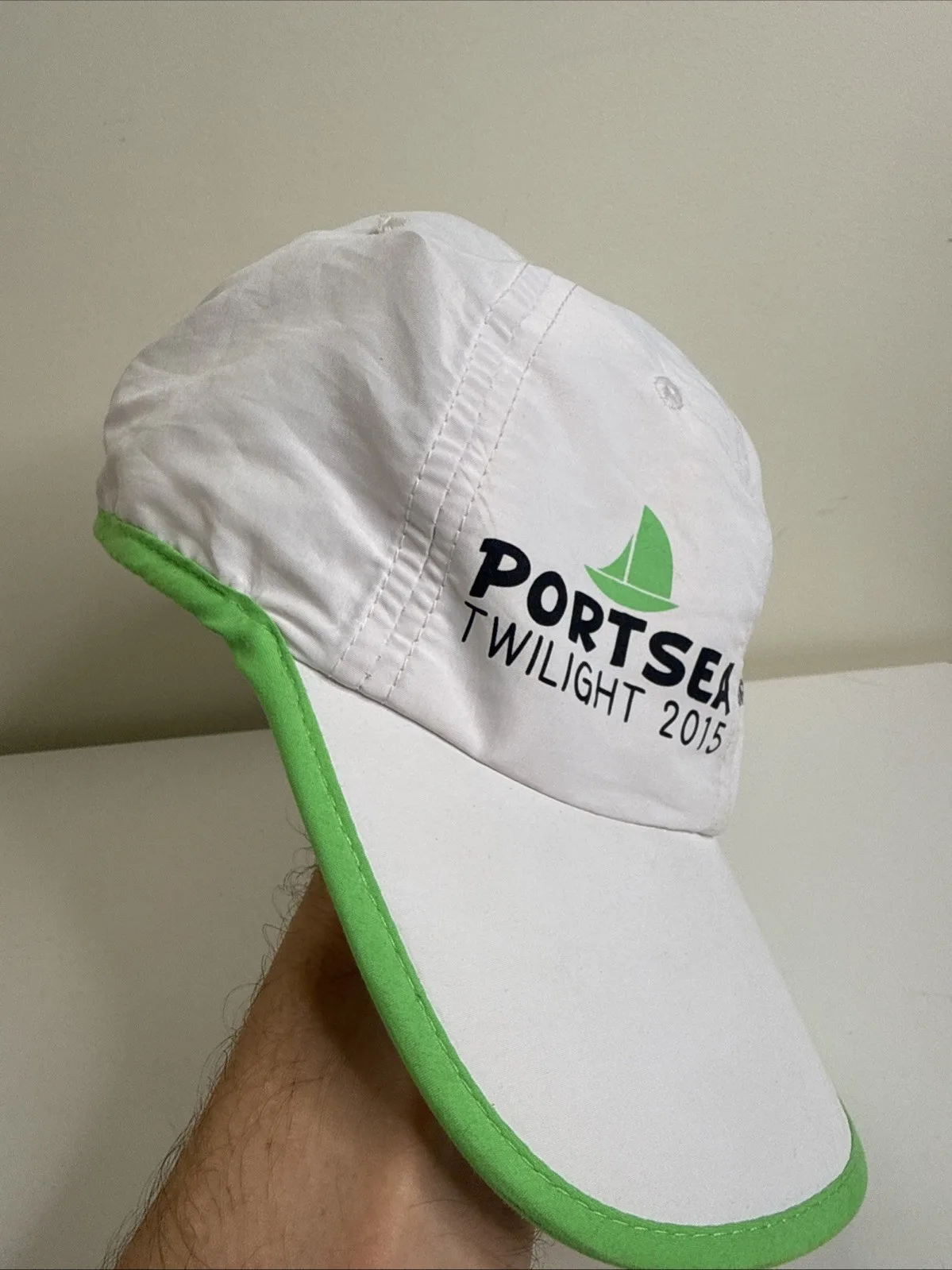 Portsea Twilight Victoria Running Cap White Green – photo 2