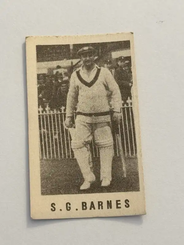 S.G. BARNES (Sid Barnes) New South Wales Cricket Sports Trading Card