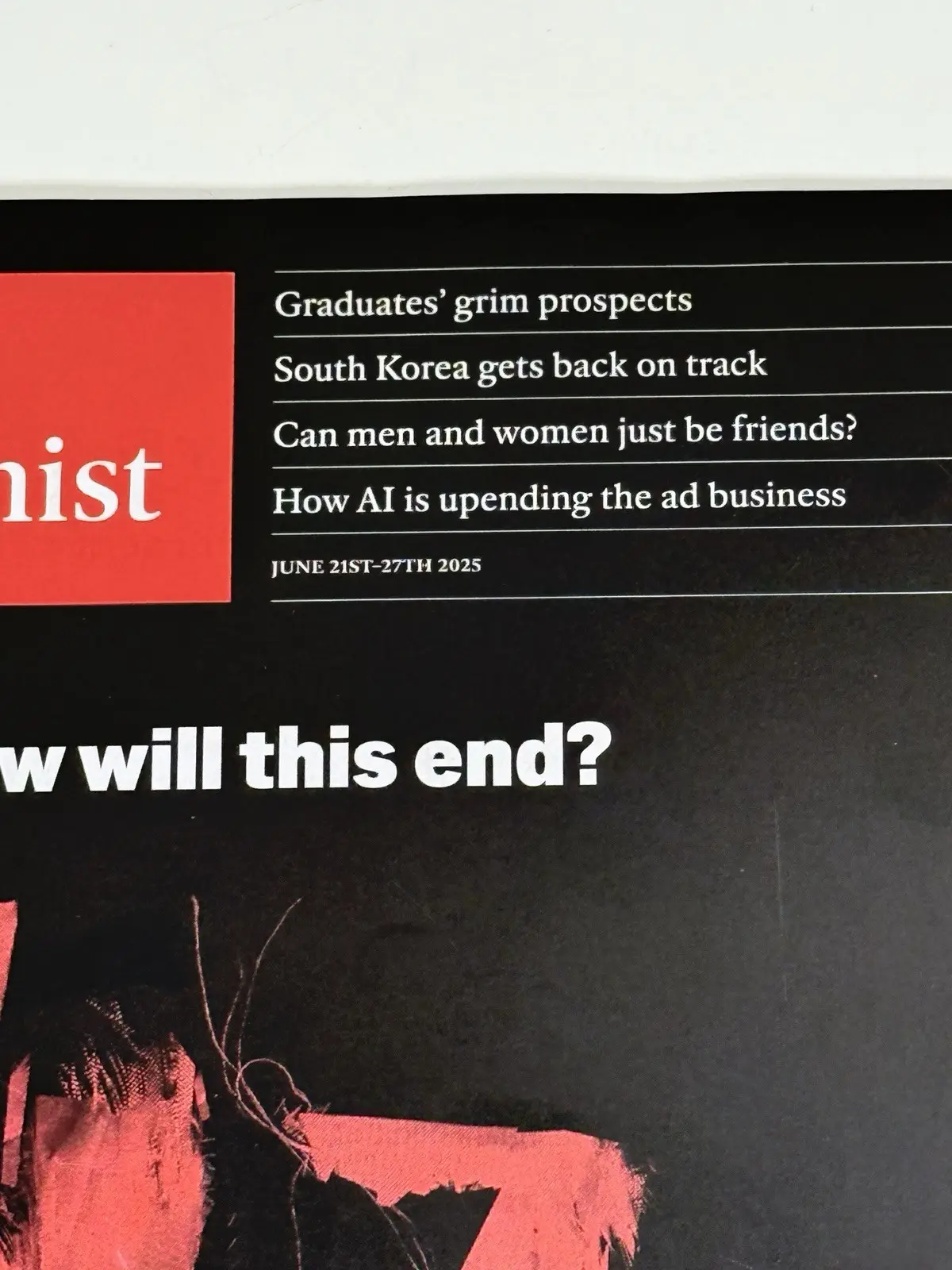 the economist june 21-27 2025 weekly news magazine issue Iran AI South Korea – photo 2