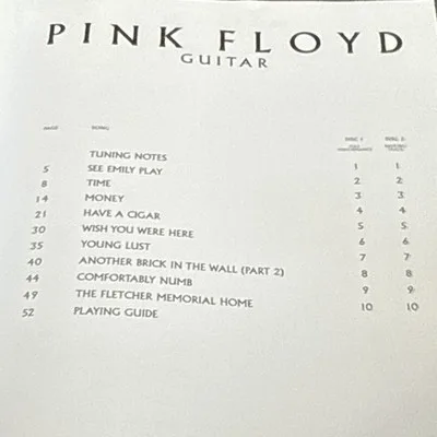 Faber Music Pink Floyd Guitar Sheet Music Collection/Songbook without CD 2006 – photo 5