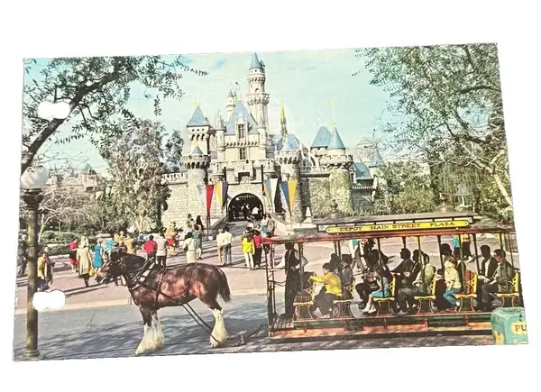 Disneyland Sleeping Beauty Castle Fantasyland Postcard Anaheim CA DT-35924-C