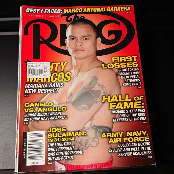 The Ring Magazine Marcos Maidana cover April 2014