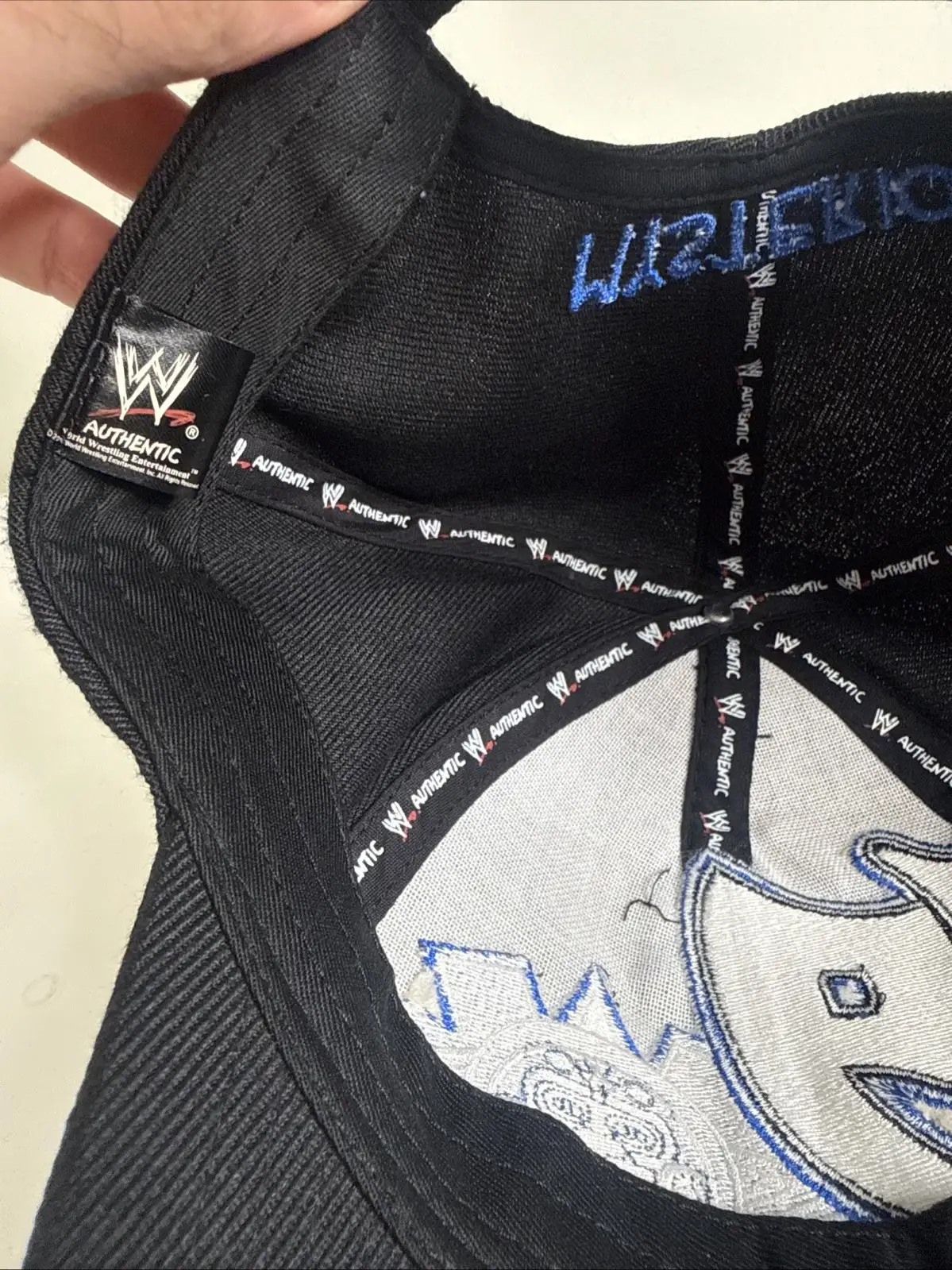 WWE 619 Mysterio Licensed Cap Blue Black Authentic Embroidered – photo 5