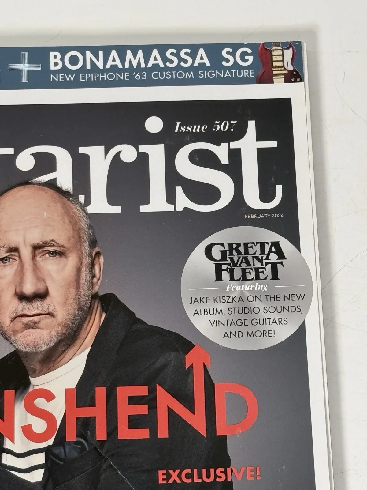 guitarist magazine february 2024 guitars issue 507 pete townshend the who – photo 2