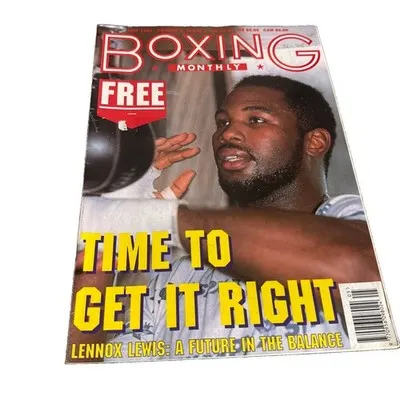 Boxing Monthly Lennox Lewis May 1994 Vol 6  Issue 1