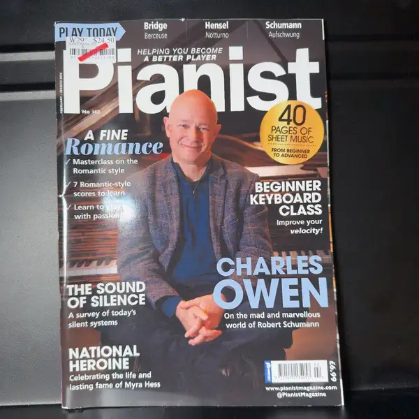 Pianist magazine Charles Owen Sound of Silence beginner keyboard class