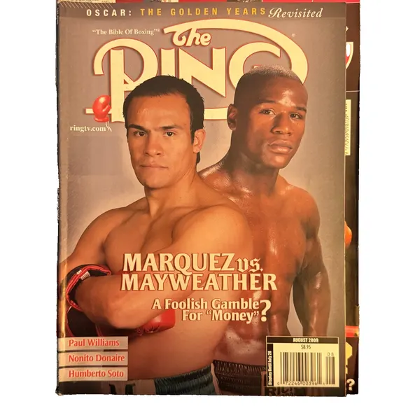 The Ring boxing magazine Floyd Mayweather vs Marquez Oscar gold years revisited