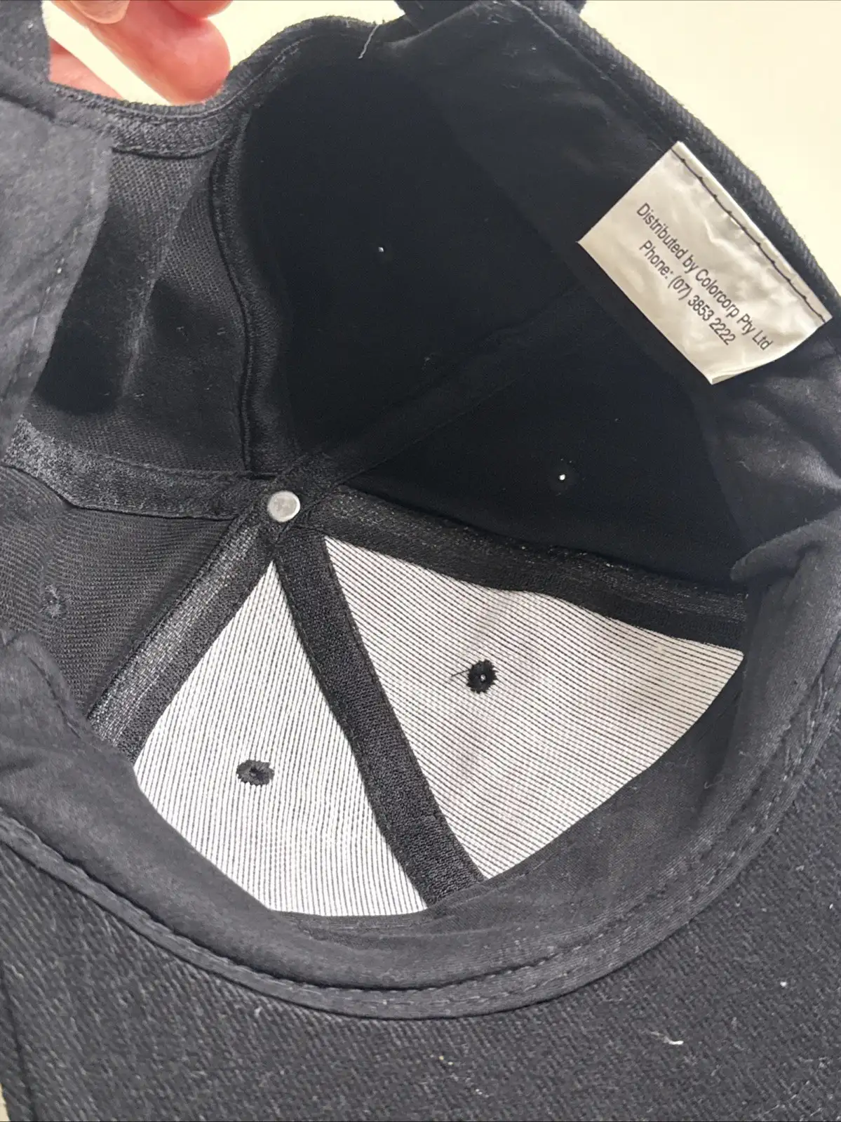 Stolichnaya Lemon Ruski Black Baseball Cap Vintage Original Rare – photo 5