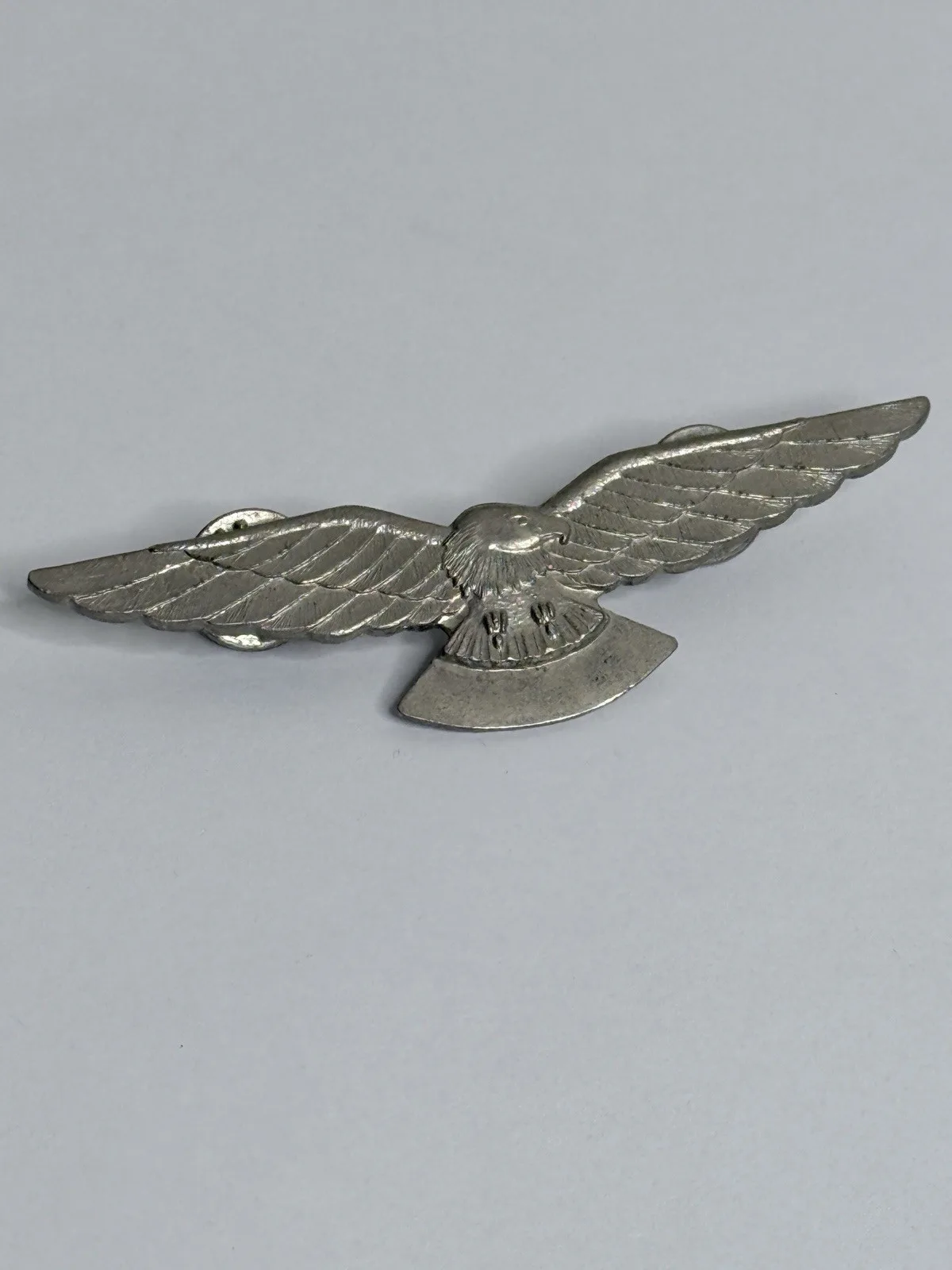 Vintage AJ Parkes Silver Eagle Aviation Pilot Wings Badge Australian – photo 5