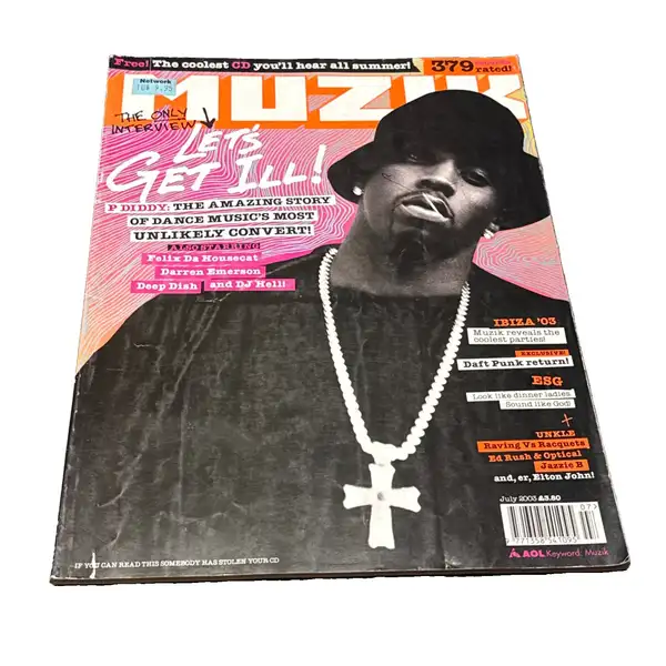 Muzik Magazine P. Diddy Cover July  2003 No.98