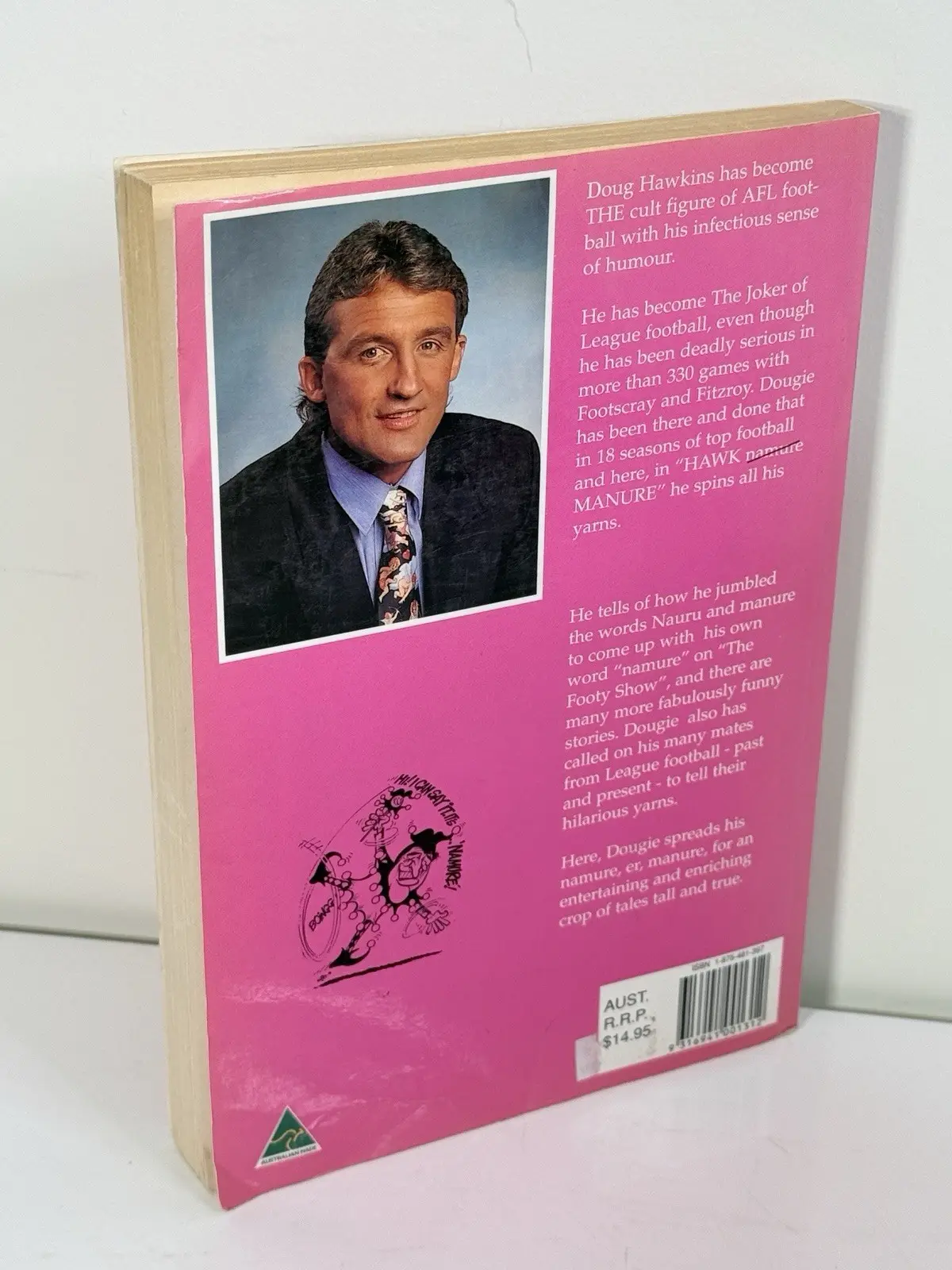 Hawk Manure by Doug Hawkins (Paperback) Illustrated Humour AFL Non-Fiction – photo 2
