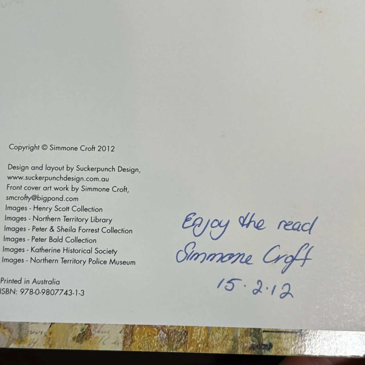 RED SPOTS OVER DARWIN : 70th anniversary Bombing of Darwin - Signed By Author – photo 3