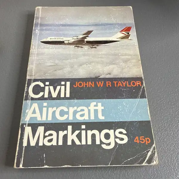 1974 International Civil markings 164 pages size12x18.5 cms printed in England