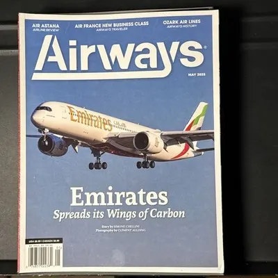 Airways (May 2025) Emirates, Air Astana, Ozark Air Lines, Air France