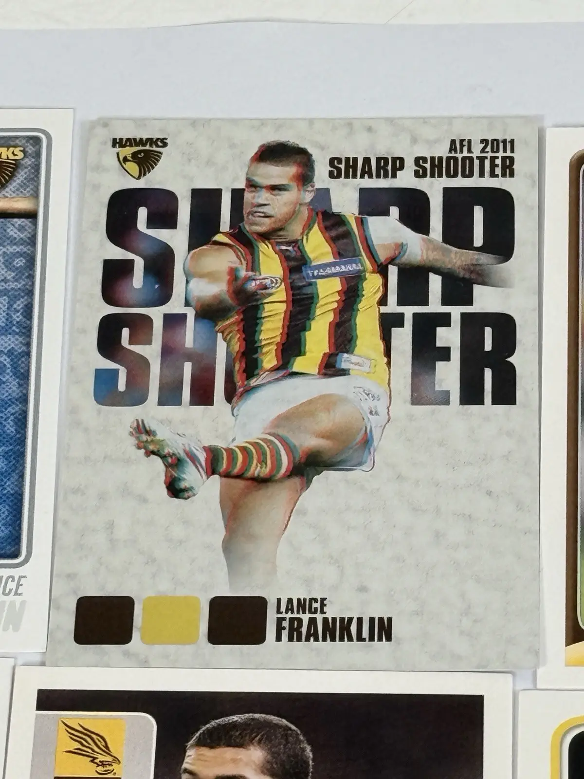 6xLance Franklin Hawthorn Hawks AFL cards Sharp Shooterx2 Trading Card bundle – photo 7