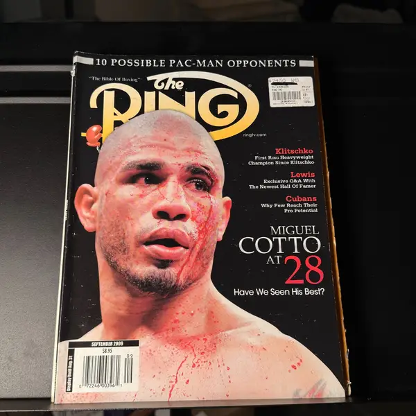 The Ring boxing magazine Miguel Cotto at 28 September 2009