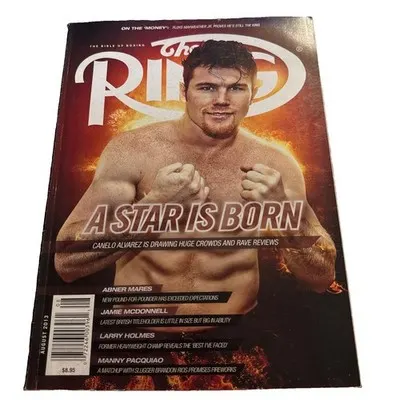 The Ring Magazine A Star Is Born Canelo Alvarez August 2013 Good Condition