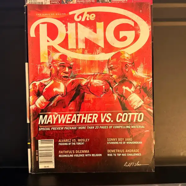 The Ring boxing magazine Floyd Mayweather vs Miguel Cotto June 2012