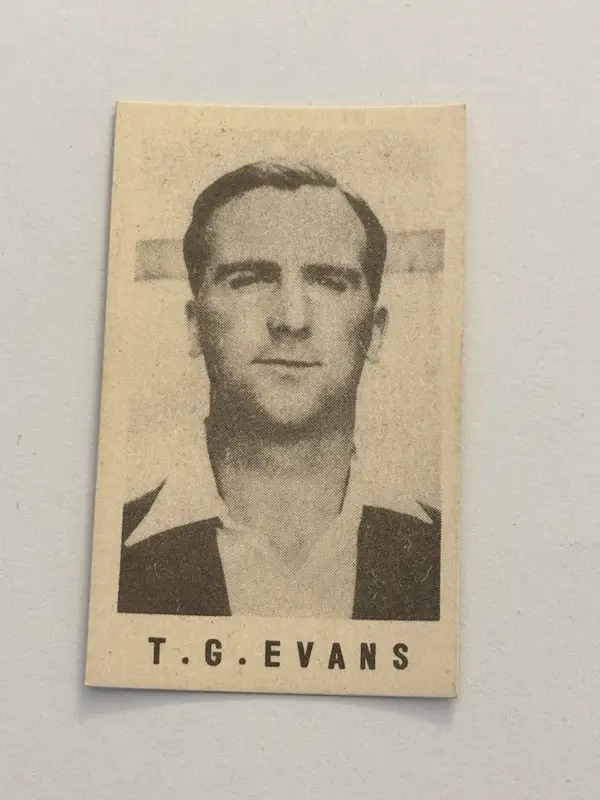 Wills 1946-47 Cricket Series T.G. EVANS Godfrey Evans Kent England Card