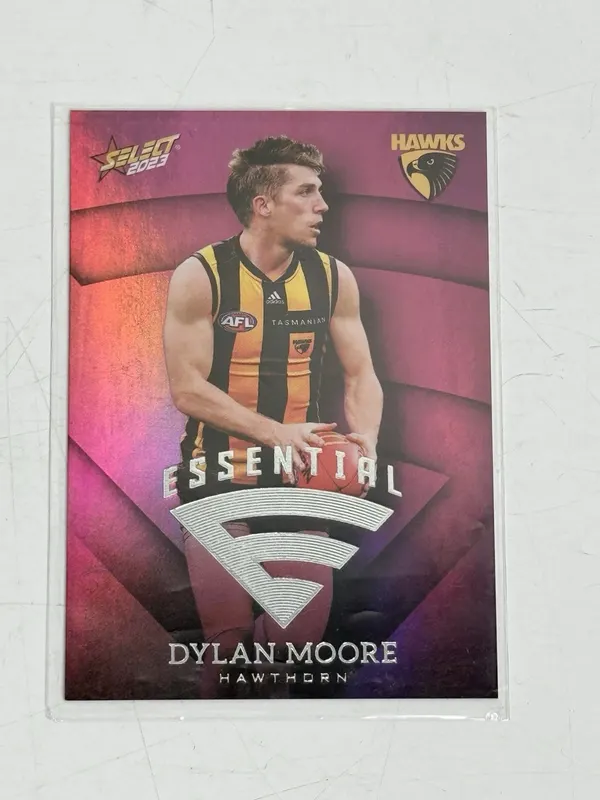 Select 2023 AFL Essential Insert Dylan Moore Hawthorn SPK48 Trading Card