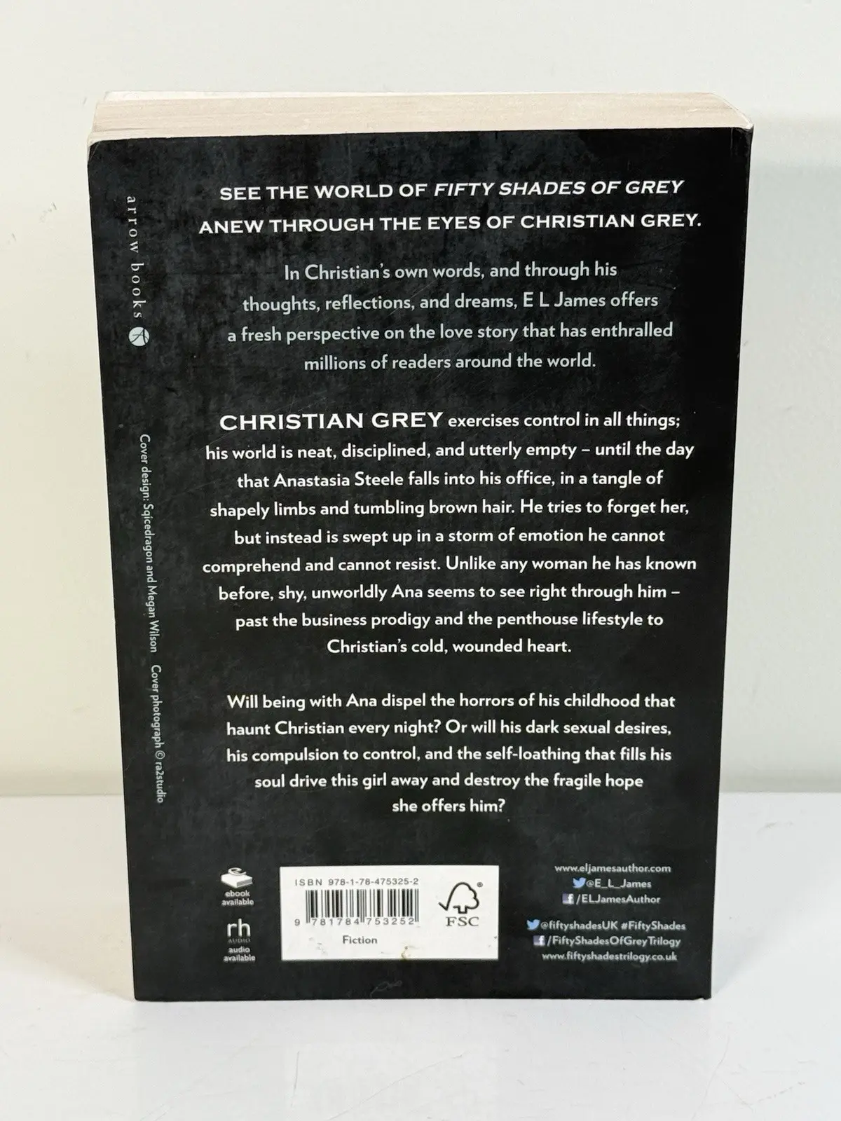 Grey by E L James (Paperback) Fifty Shades Series, Christian's Story – photo 2