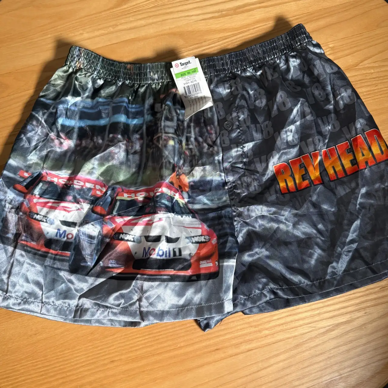 Rare satin boxer Shorts Holden ford V8 CLIPSAL 500 supercar L 95-100cm Adelaide – photo 9