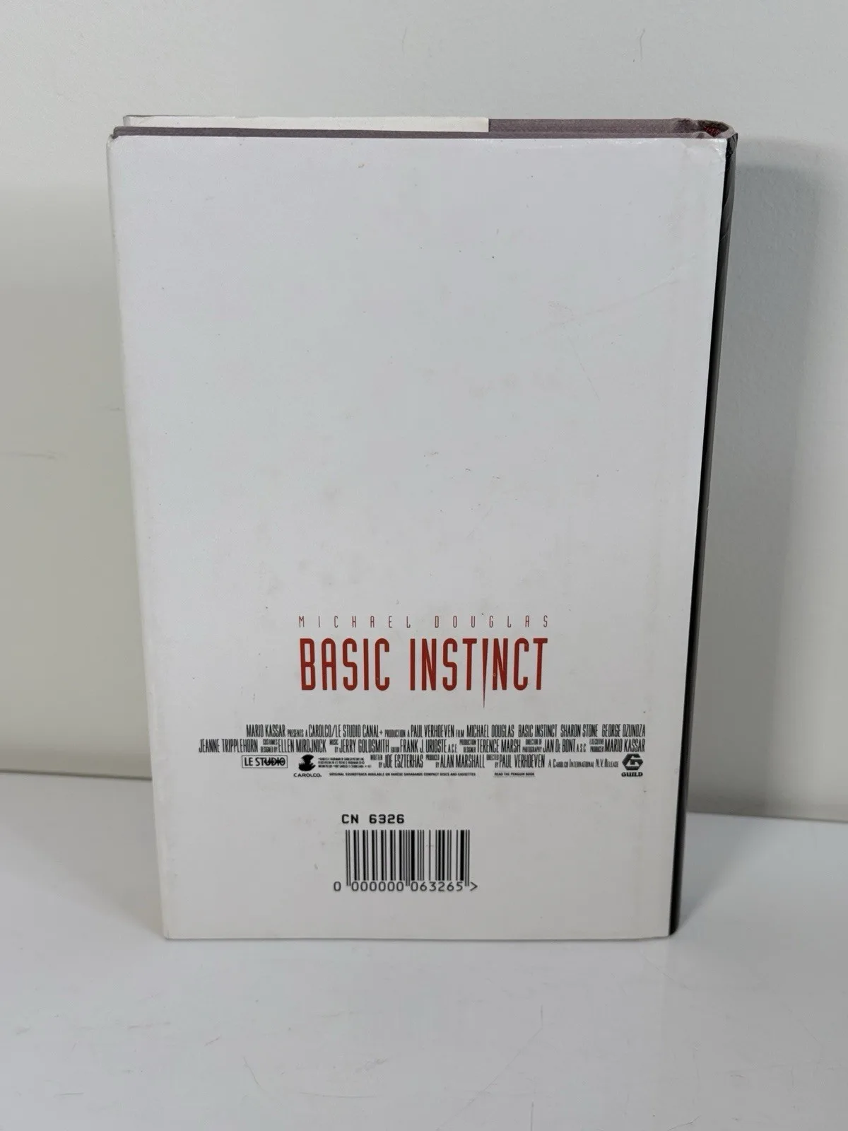 Basic Instinct by Richard Osborne & Joe Eszterhas Hardcover w/ Dust Jacket – photo 2