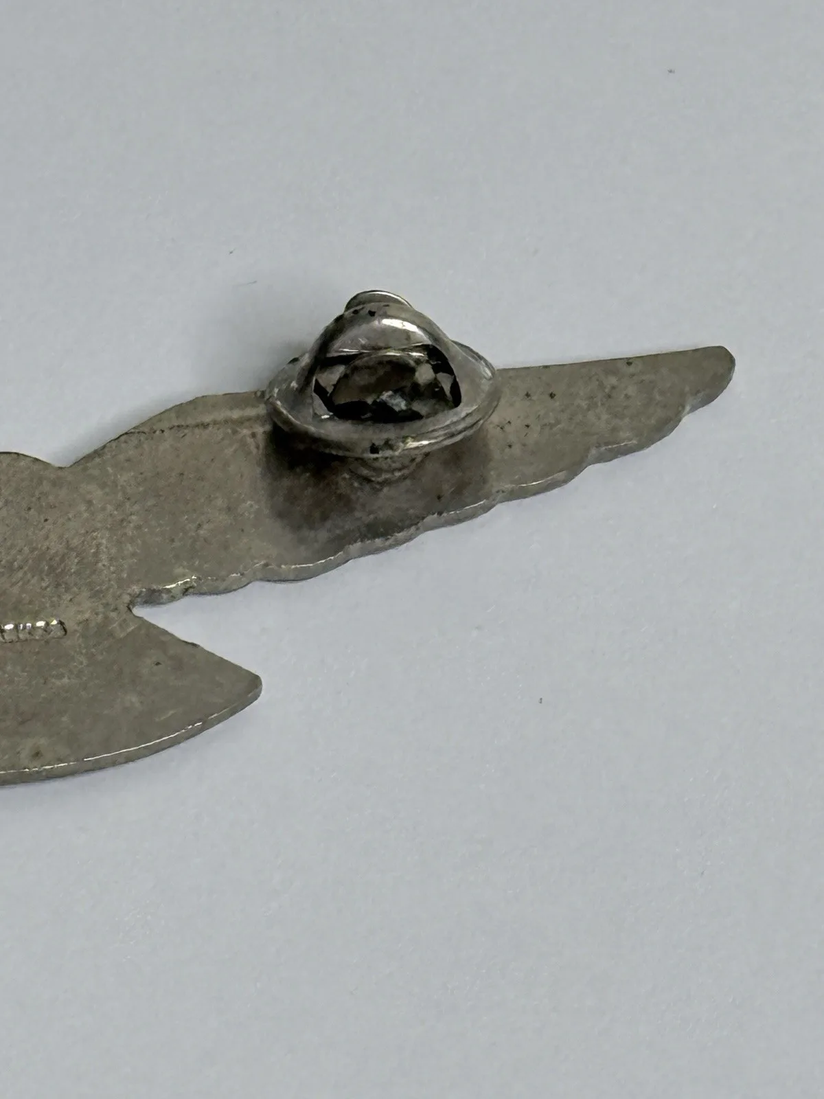 Vintage AJ Parkes Silver Eagle Aviation Pilot Wings Badge Australian – photo 8