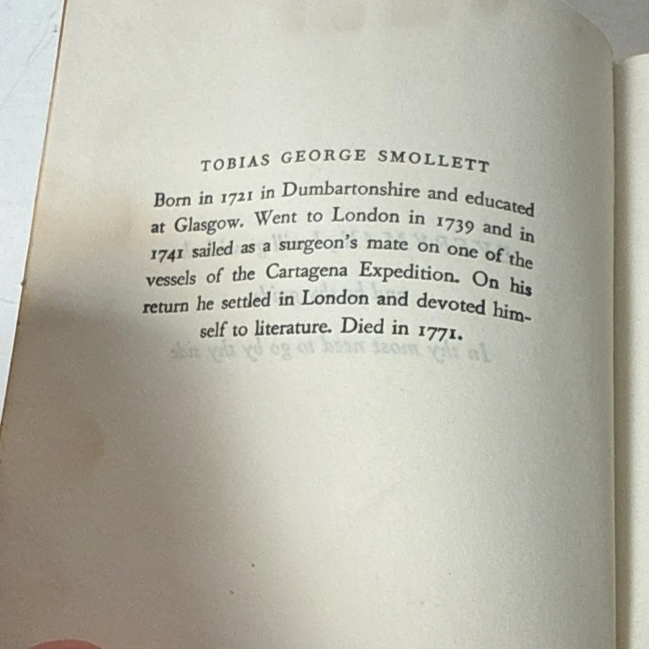 Tobias Smollett Roderick Random Everyman's Library Paperback Reprint 1965 – photo 4