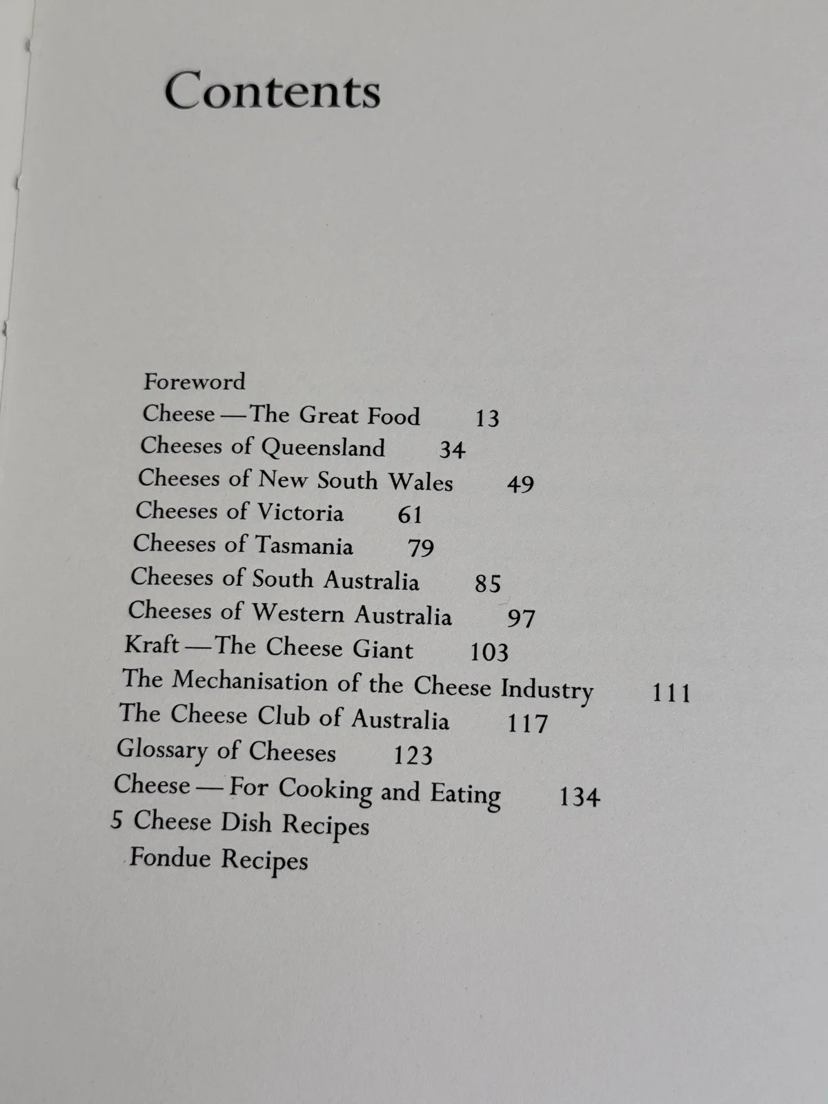 A Guide to Australian Cheese Hardcover Josef Vondra Lansdowne Press 1971 – photo 3