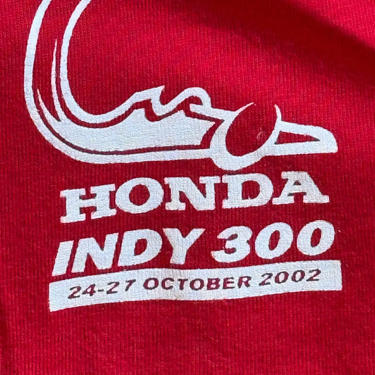 Vintage Honda Indy 300 Gold Coast 2002 polo shirt rare Large adult size – photo 2