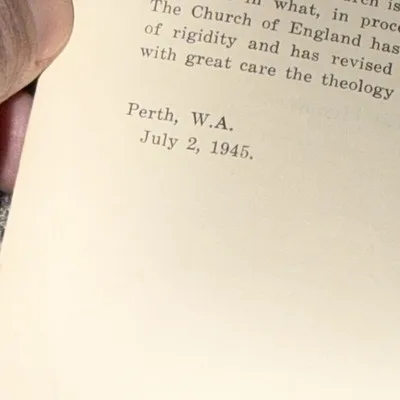Liturgica T. M. Robinson (1945 Paperback) Church of England Inscribed – photo 5