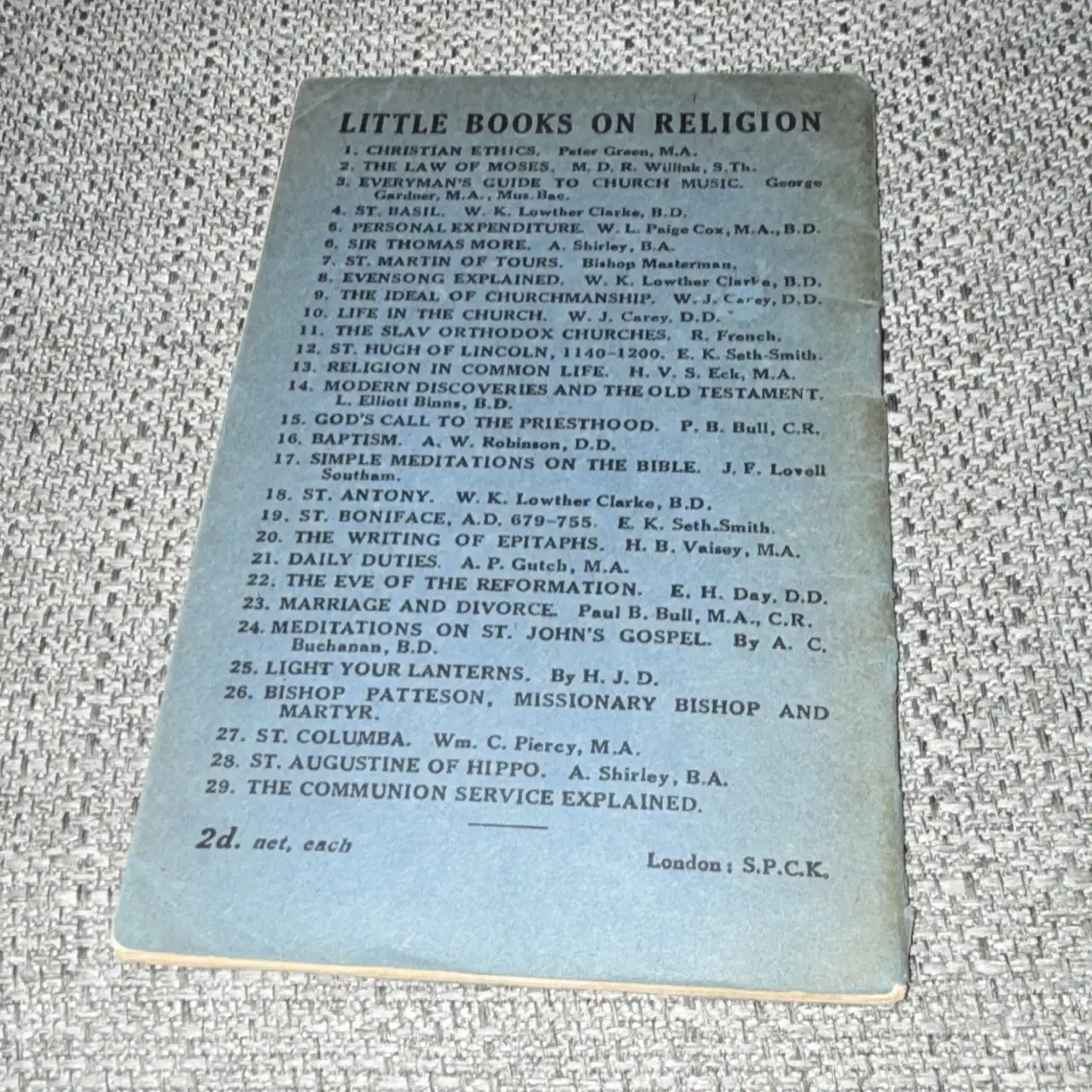 Anthony Mitchell D.D. The Story of the Church in Scotland No. 36 1925 – photo 2