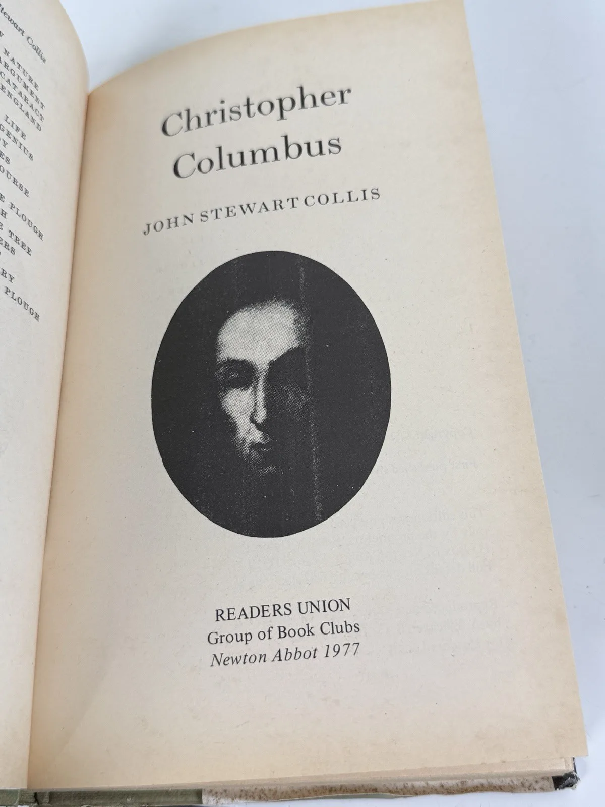 John Stewart Collis Christopher Columbus Readers Union 1977 HC DJ – photo 3
