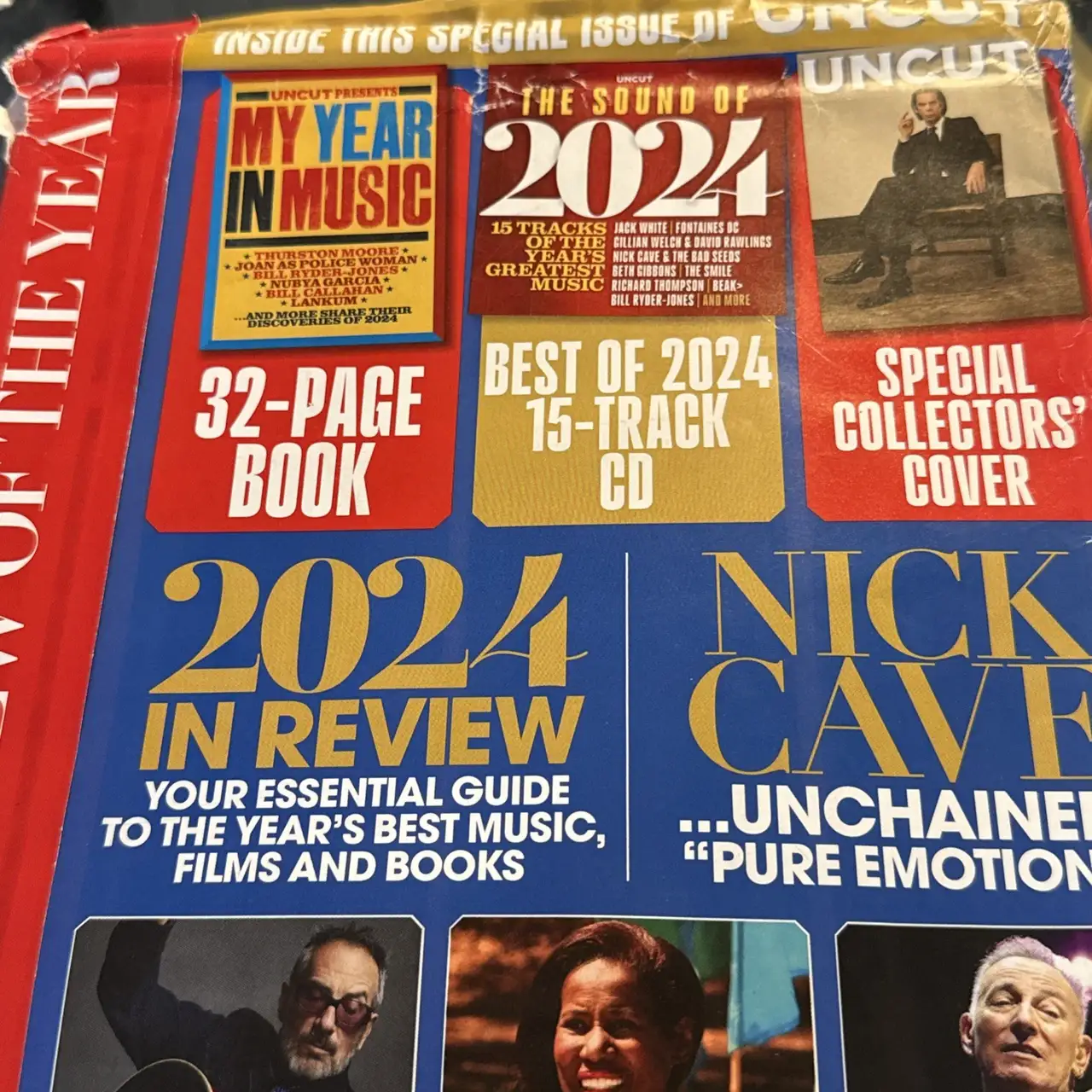 UNCUT Magazine Nick Cave Review Of The Year 2024 With Best Of CD New Sealed – photo 7