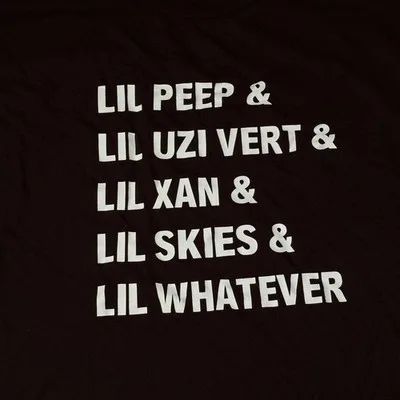 Lil Peep Lil Uzi Vert T Shirt Small Men’s Lil Xan Lil Skies Lil Whatever – photo 2